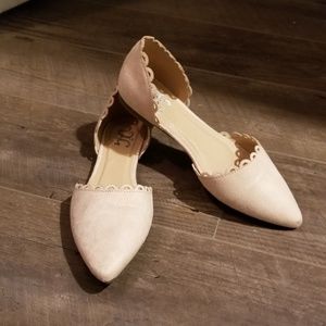 NWOT! Nude color d'orsay flats